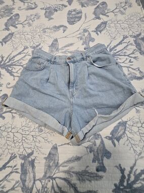 We The Free Blue Denim Cutoff Shorts Size L - FREE SHIPPING